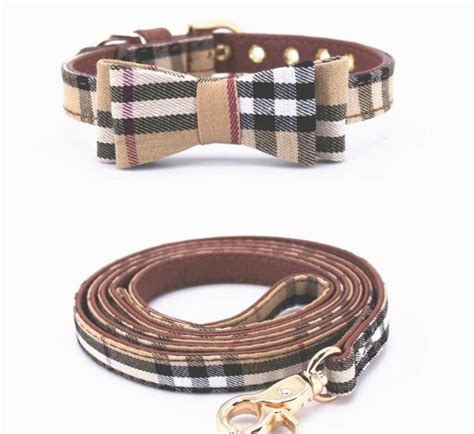 burberry dog leash and collar|More.